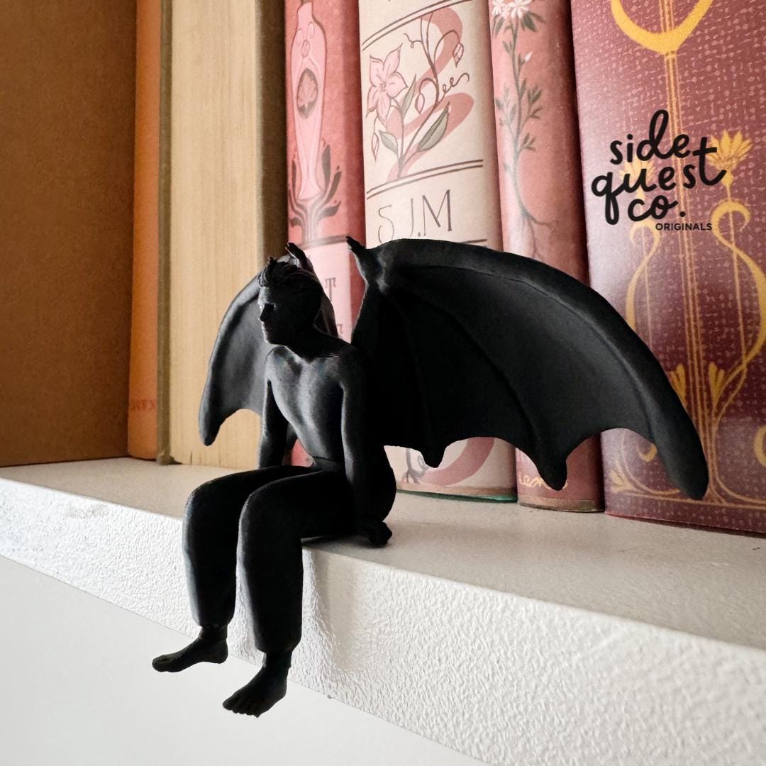 Rhysand / High Lord of the Night Court / Bat Boy Figurine / Court of Dreams / City of Starlight / Suriel