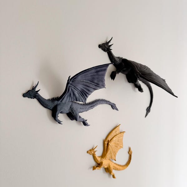 Fourth Wing Wall-Mounted Dragons | Bring Magic to all of Your Walls