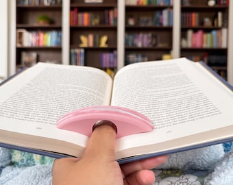 Macaron Book Page Holder: Ergonomic Reading Ring