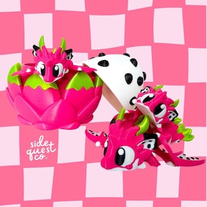 Dragonfruit Flexi Fidget Dragon : jouet de bureau articulé imprimé en 3D
