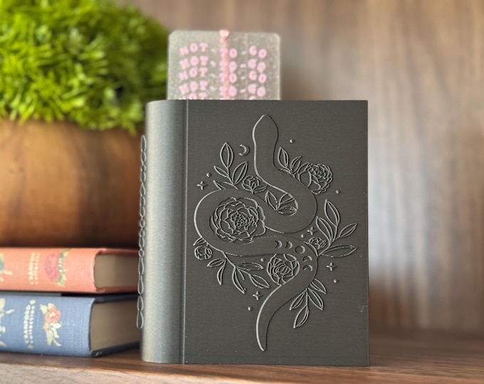 Bookmark Holder | 3D Printed Bookshelf Decor | Reader Gift | Book Shaped | Bookish Custom