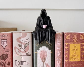 3D Printed Bookshelf Suriel / Ghost / Grim Reaper Figurine - with Teacup Attached!