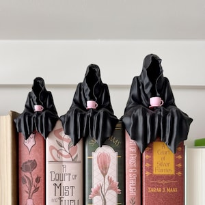 Suriel / Ghost / Sensenmann Figur - mit Teetasse! Bücherregal Decor