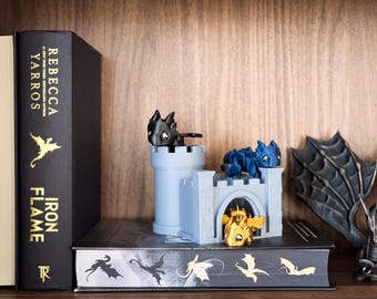 Fourth Wing Inspired 3D Printed Dragon Figurine: Andarna, Tairn, Sgaeyl