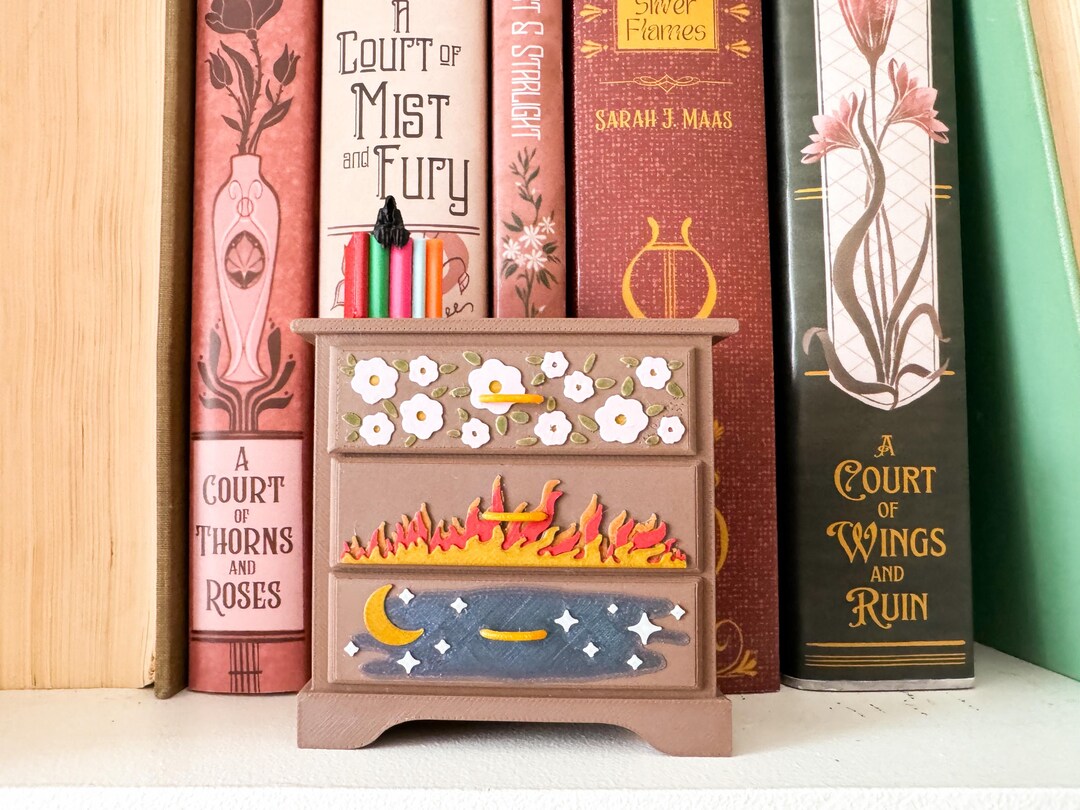 ACOTAR Dresser | 3D Printed Archeron Sisters Mini Dresser | Mini ...