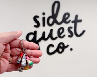 Bluey Inspired Gnome Keychain