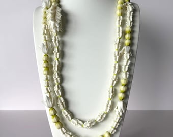 Wedding Lei White Crown Flower Forever Lei Bridal Shower Realistic Hawaii Lightweight Floral Pua Kalaunu Bud Petals Made in Hawaiʻi