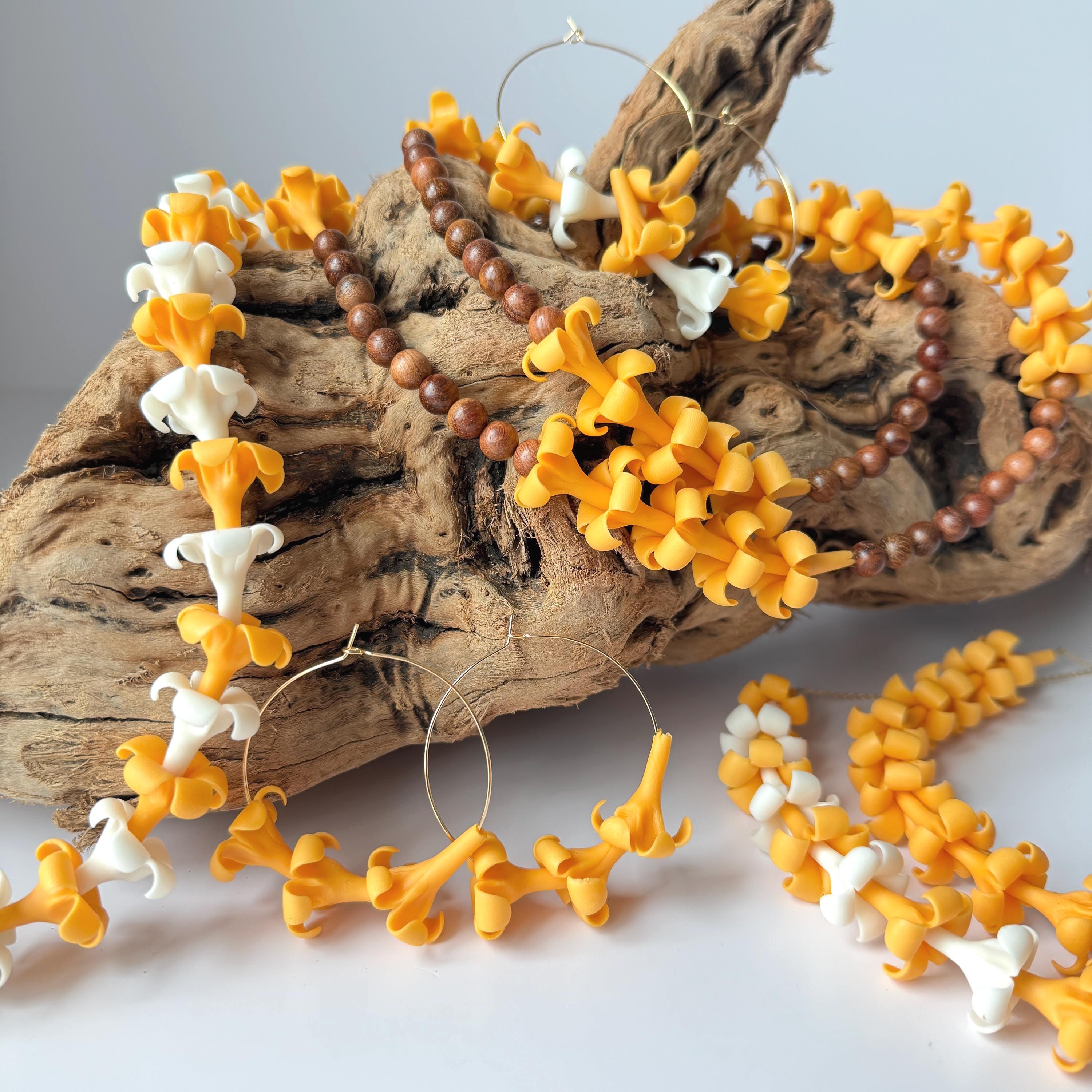 【ピカケページ】Hawaii・プアケニケニピアス・4セット ナチュラルウッド ピアス プアケニケニ HNLS03244-5530 | Lei