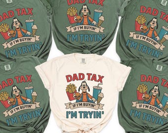 Funny Disney Dad Comfort Colors T-Shirt, Father's Day Tee, Gift For Him, Daddy Gift from Kids