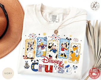 Comfort Colors Disney Cruise T-Shirt, Disney Vacation Shirt, Magical Cruise Family Tee