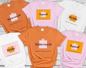 Last Rendez Veuve Bachelorette Party Shirts | Custom