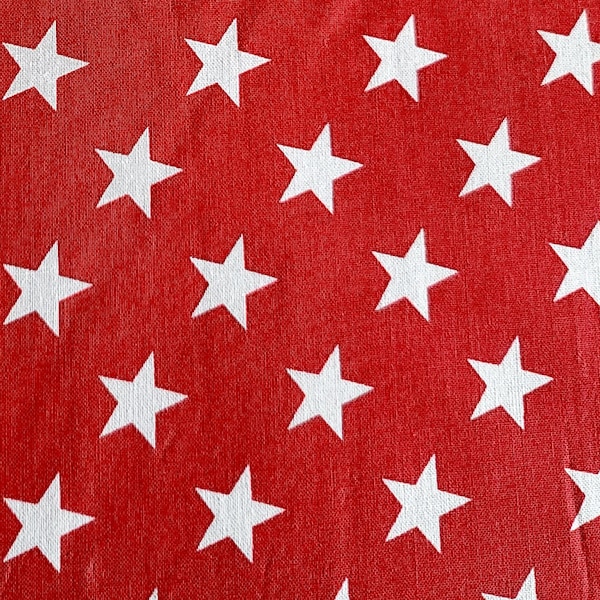 108" by HALF Yard - Patriotic WIdeback - White Star Old Glory Red #29 Americana Happy 4th of July! 100% Cotton - R4R1 - BTHY