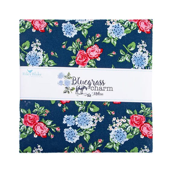 Bluegrass Charm Layer Cake Melissa Mortenson Kentucky Thoroughbred Farms Southern Hospitality, 10-16390-42, OR2R3, Riley Blake