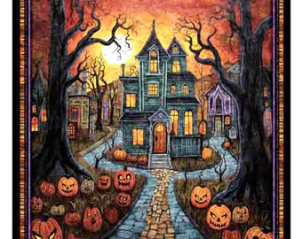 Haunted House Panel From Creepin' It Real by Dan Morris for QT