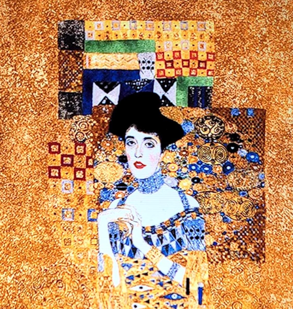 Gustav Klimt, the Portrait Panel in Gold Metallic, 24