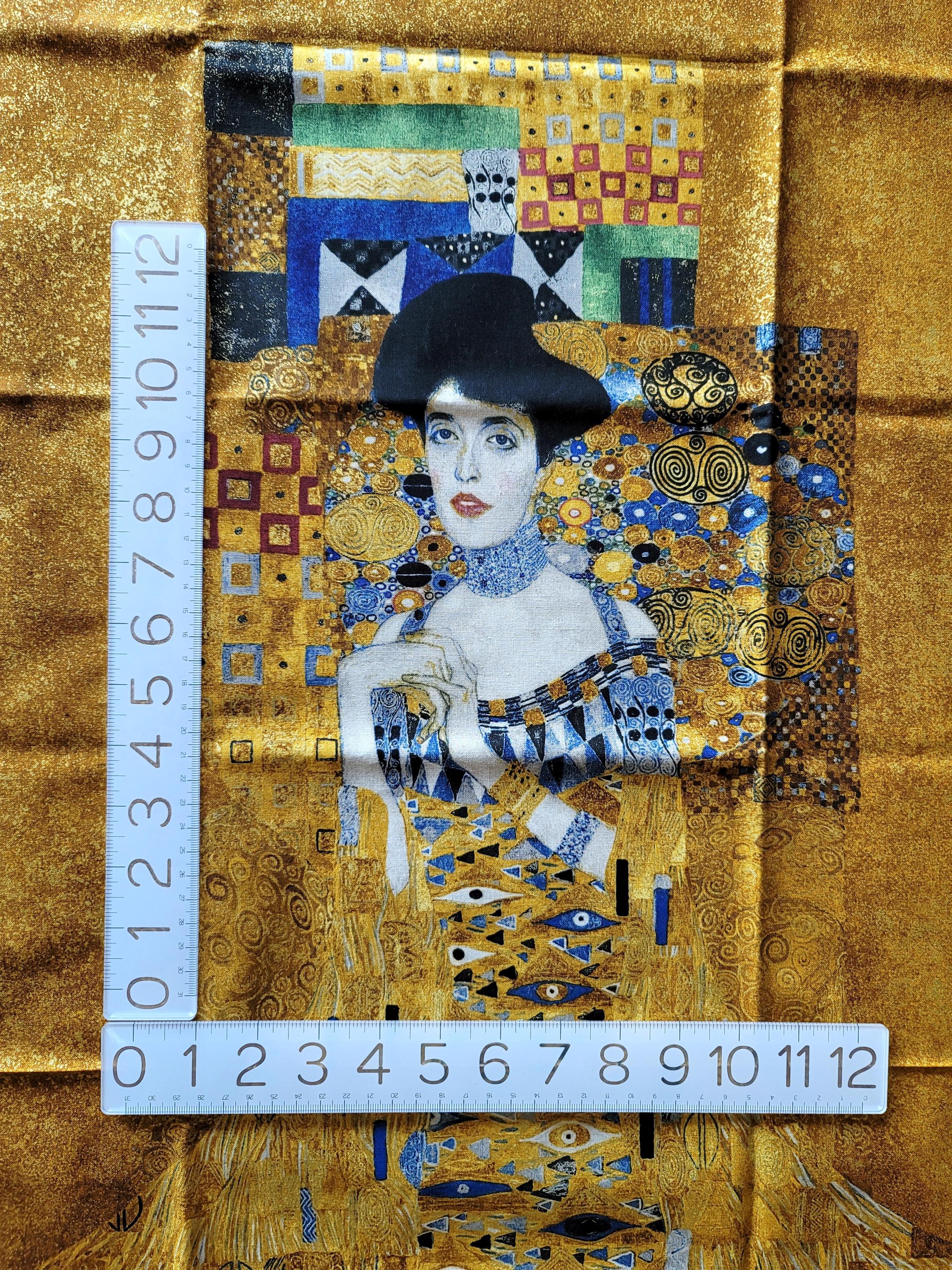 Gustav Klimt, the Portrait Panel in Gold Metallic, 24