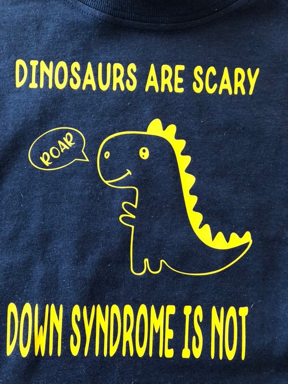Dinosaurs Are Scary Down Syndrome Is Not Down Syndrome Day Throw Pillow Dinosaurs Are Scary Down Syndrome Is Not Down Syndrome Day Throw Pillow