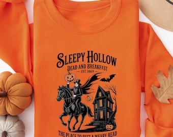 Sleepy Hollow Sweatshirt: Headless Horseman Halloween Crewneck