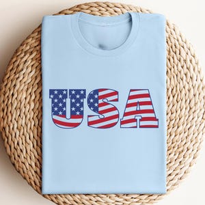 USA Flag Shirt, 4th of July Shirt, Big USA Tshirt, USA Shirt, Comfort Colors Usa Flag Tee, Usa Women Tee, Usa Shirt