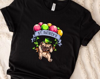 St. Patrick's Day Pug Shirt: Irish Dog Lover Tee