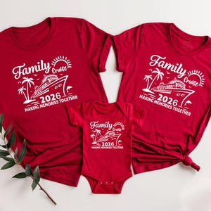 Family Cruise 2026 T-Shirts: Matching Vacation Tees