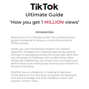 The Ultimate Guide &#39;How to get 1 Million views on TikTok