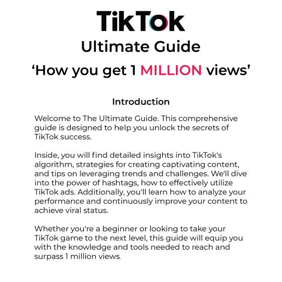 Tiktok Algorithm How To Increase View On Tiktok The Ultimate Guide