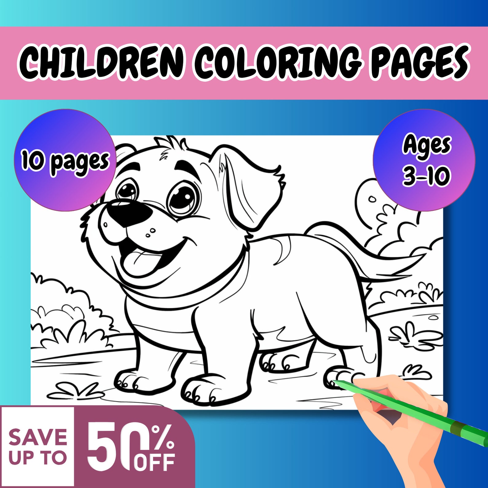 Printable Colouring Sheets for Children Animal Characters Coloring Book Colouring Books for Kids ...