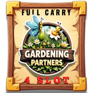 GARDENING Partners (4 SLOT) | 24 Hours Full Carry | MONOPOLY_GO Pertners Event on August 12th