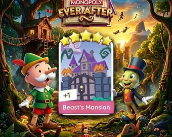 Beasts Mansion Monopoly_Go 5 Star Stickers ( Set 16 - 24 ) NEW ALBUM