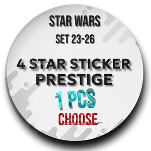 MonopolyGo 4 Star Prestige 1 pz (set 23-26) NUOVO ALBUM
