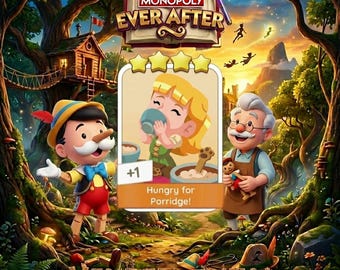 Hungry for Porridge Monopoly_Go 4 Star Stickers (Set 12-21) | NEW ALBUM .