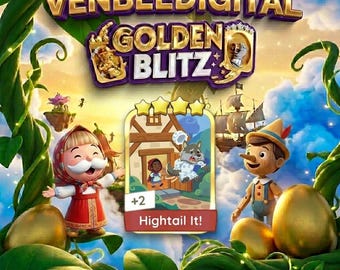 Golden Blitz Event! Hightail It! Monopoly_GO Gold Sticker.