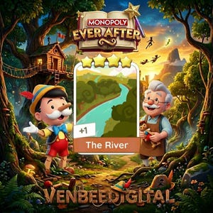 The River Monopoly_Go 4 Star Stickers (Set 12 - 21) NEW ALBUM