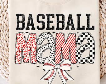 Baseball mama png, game day baseball png, retro checkered baseball png, baseball mom png, baseball coquette png, baseball bow png