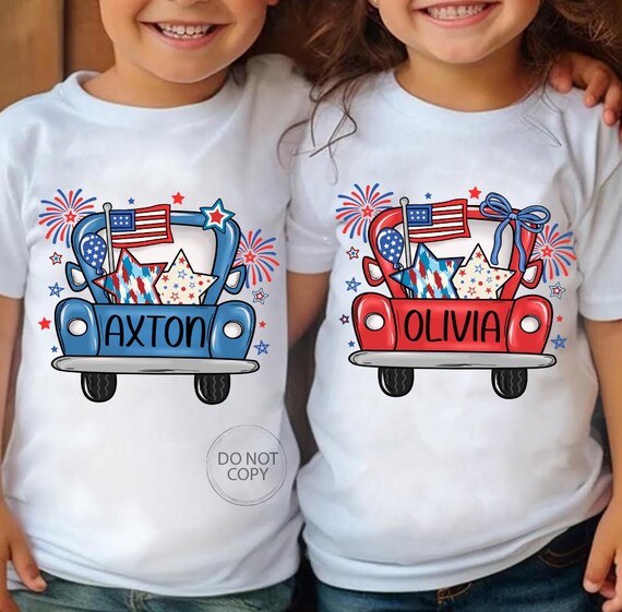 4th of july kids name png, 4th of july kids png, 4th of july boy girl png, 4th of july truck png, american girl png, patriotic kids png
