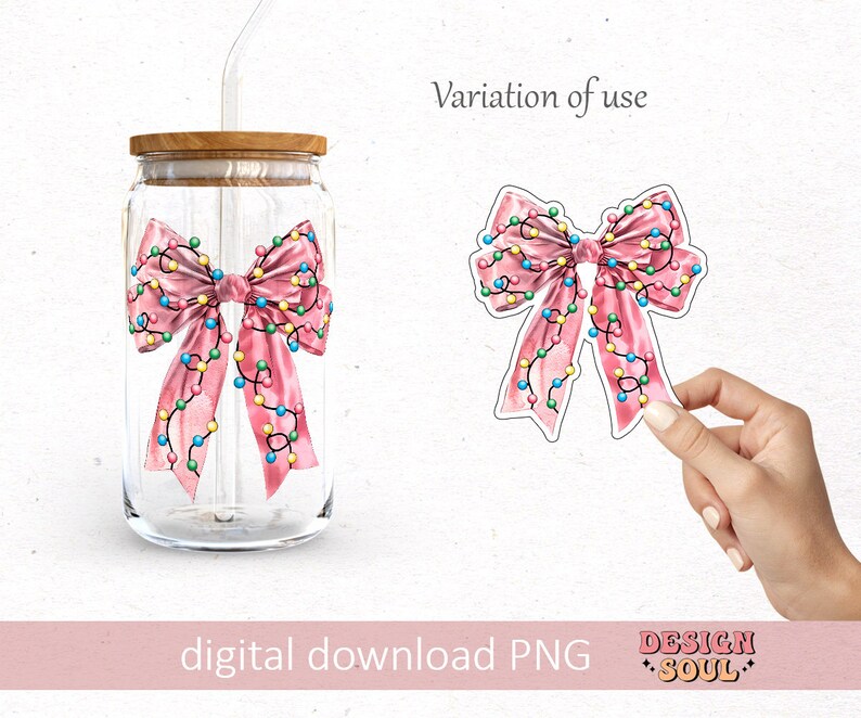 Coquette christmas png, christmas girly png, coquette bow png, trending png, christmas sublimation, holiday vibes png, pink bow png image 4