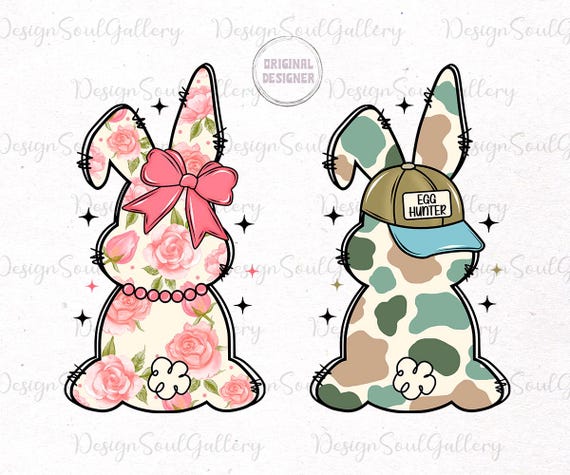 Kid name easter bunny png, easter kids png, egg hunter png, boy girl easter png, toddler kids easter png, easter name png, camo bunny png