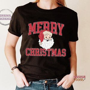 God jul med jultomten png i nöd, god jul png, retro jul png, jultomten png, vintage jultomten png, jul png-filer bild 6