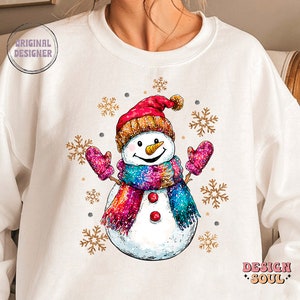 Coquette glitter christmas snowman png, coquette christmas tree png, christmas kids png, girly christmas png, christmas sublimation, bow png image 3