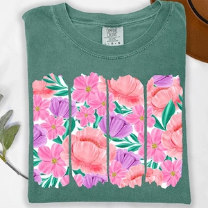 Preppy floral brushstroke png, floral mama png, summer vibes png, spring flowers png, boho summer png, spring coquette png, wildflowers png