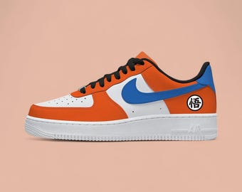 Custom Anime Sneakers: Hand-Painted Air Force 1 Style Shoes