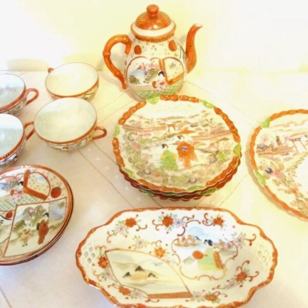 Japanese Tea Set Etsy