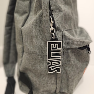 Galaxy Personalized Keychain, Keyring, Bag Tag, Custom Name Tag, 3D Printed Keychain, Galaxy Tag, Custom Keychain, Galaxy Bag Tag