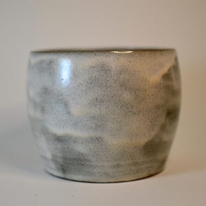 Frosted White Planter | Handmade Ceramic Planter |  White Flower Pot