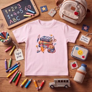 camiseta patchwork  para niñas vuelta a la escuela