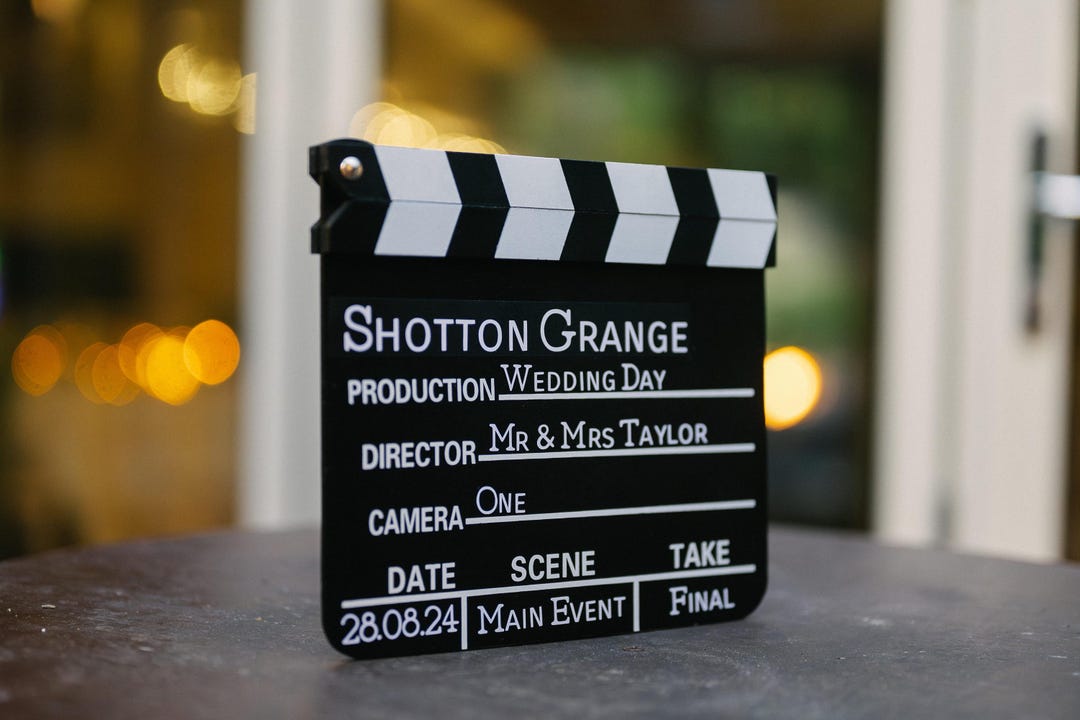 Event Clapper Board - Etsy
