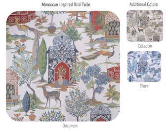 Moroccan Inspired Bird Toile