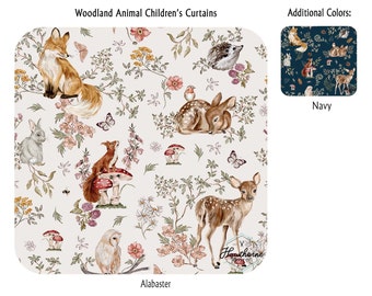 Woodland Animal Children’s Curtains