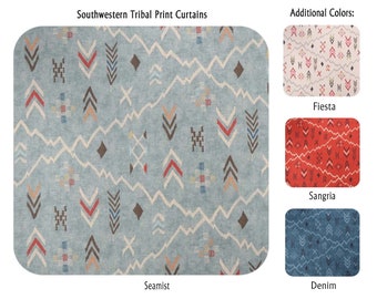 Southwestern Tribal Print Curtains